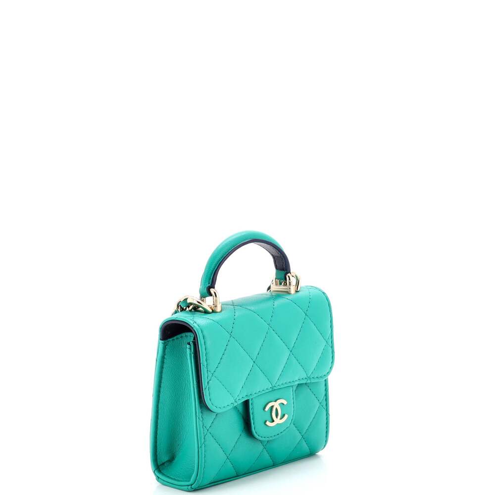 Chanel Square Classic Flap Top Handle #259176C27B - Picture 2 of 6